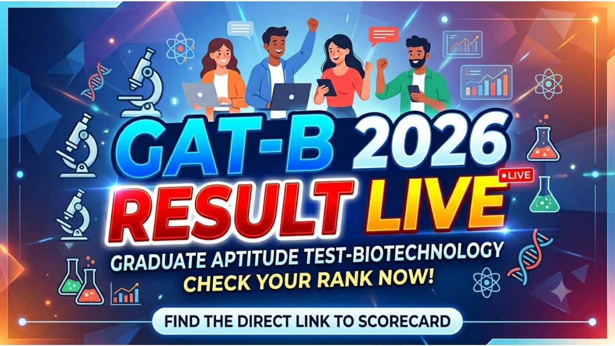 GAT B 2026 Result (Link Out) Live: Official Website, Check Scorecard, Merit List & Qualifying Status